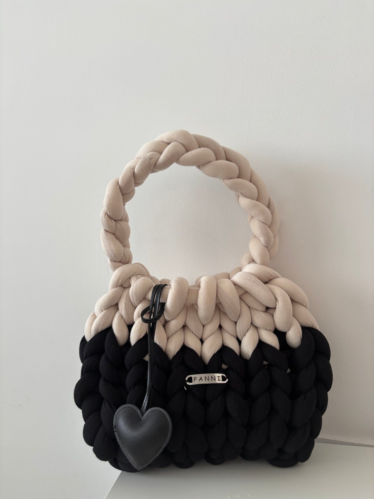 PANNI-ivory and black